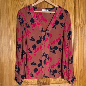Tanya Taylor Silk Print Blouse ~ 4